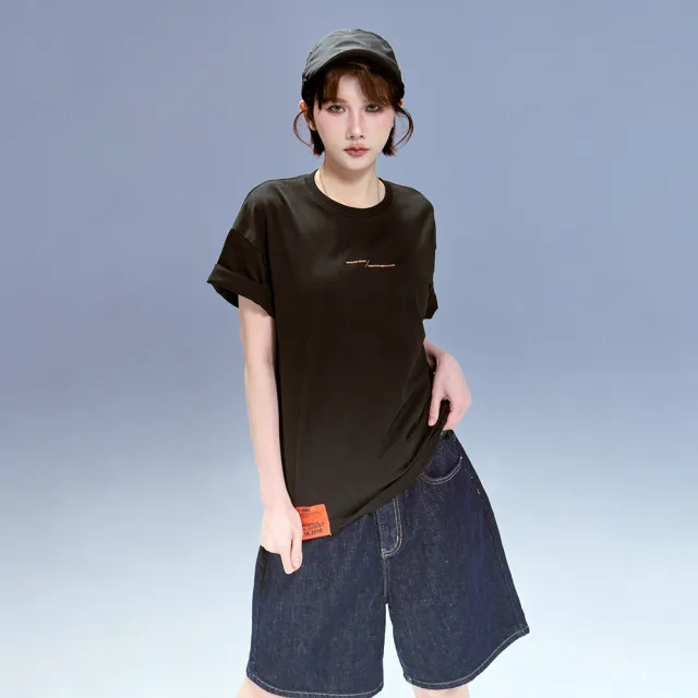 【MAJOR MADE】MJR撞色布標厚磅短T(短袖上衣/彈力上衣/短T)