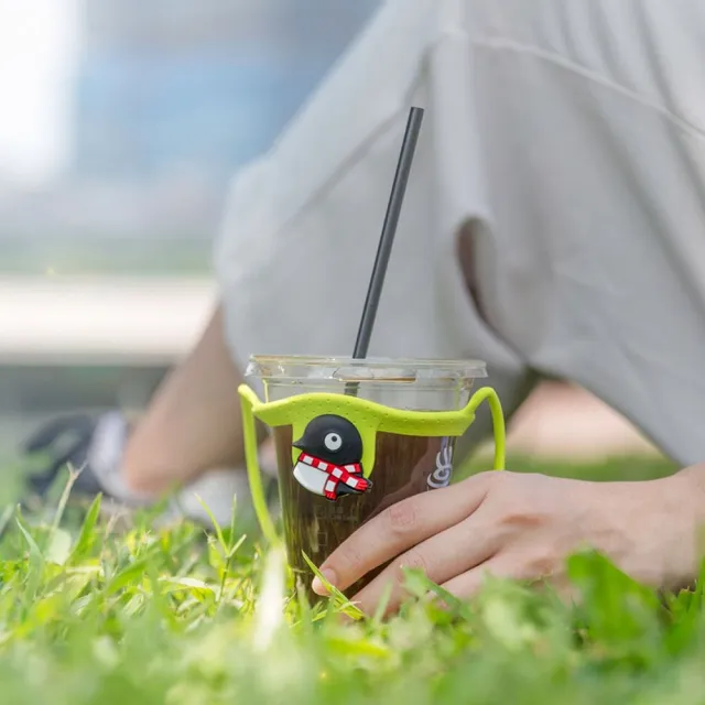 【Bone 蹦克】環保杯綁 Cup Tie (飲料提袋/環保矽膠/飲料袋/手提/杯袋)