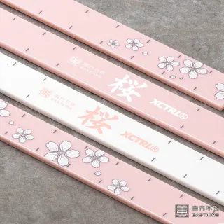 【東方不敗】QT-186 東方不敗 × Xctrl聯名牌尺_染井吉野櫻花粉34mm(耐衝擊牌尺)