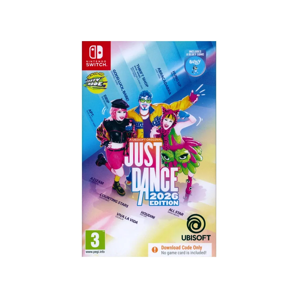 【Nintendo 任天堂】NS SWITCH 舞力全開 2026 中英文歐版 Just Dance 2026 盒裝序號