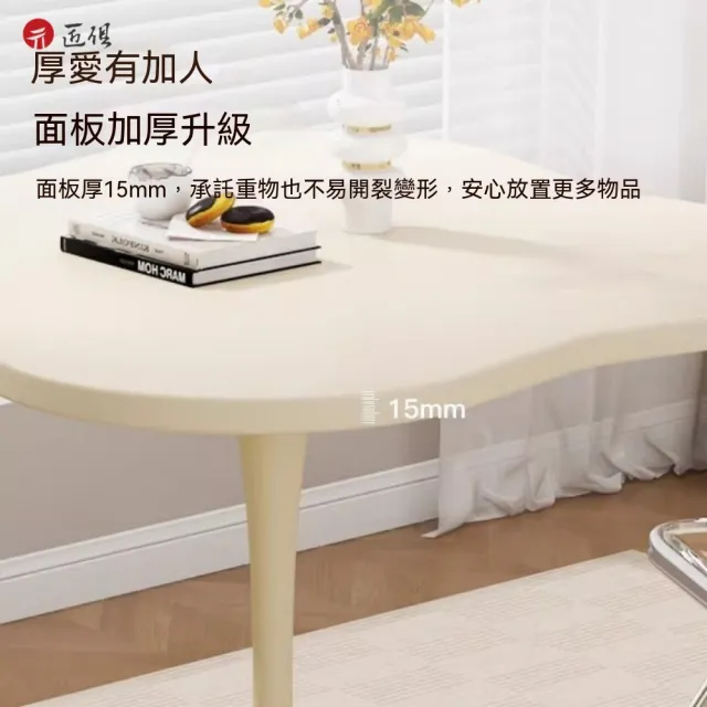 【匠俱】小蠻腰金屬中柱圓桌/50cm/60cm花瓣桌-加厚圓潤防撞邊桌(餐桌/咖啡桌/休閒桌/小坪數/筆電桌)