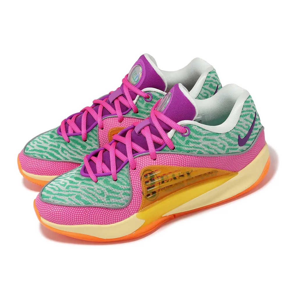 【NIKE 耐吉】籃球鞋 KD16 ASW EP 男鞋 全明星賽 All Star Durant 紫 綠 橘(FJ4238-300)
