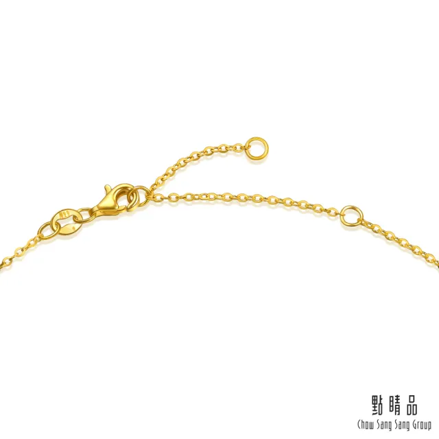 【點睛品】網路獨家款 雙層蝴蝶結 黃金項鍊_計價黃金
