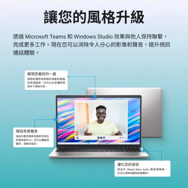 【DELL 戴爾】15.6吋i5輕薄筆電(Dell 15/DC15250-R4508STW/i5-1334U/8G/512G SSD/W11)