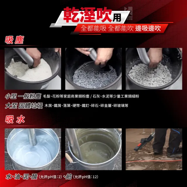 【Starmix 吸特樂】1400W 32L 強力型渦輪旋風式乾溼吹三用吸塵器(NSG-1432)