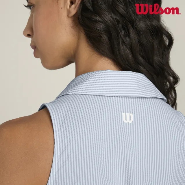 【WILSON】Collared Dress Tech Srsckr Gry Dwn 女款 服飾 連身裙 灰色 WE00086G011001