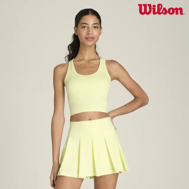 【WILSON】Classic Pleated Mini Skirt Tdr Ylw 女款 服飾 半身裙 黃色 WW00311Y008001