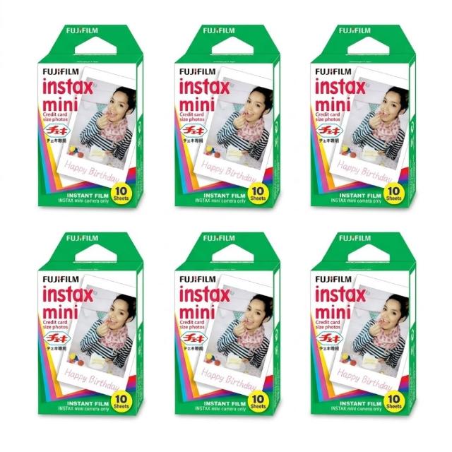 【FUJIFILM 富士】instax mini 空白底片(5入組-再加送10張)