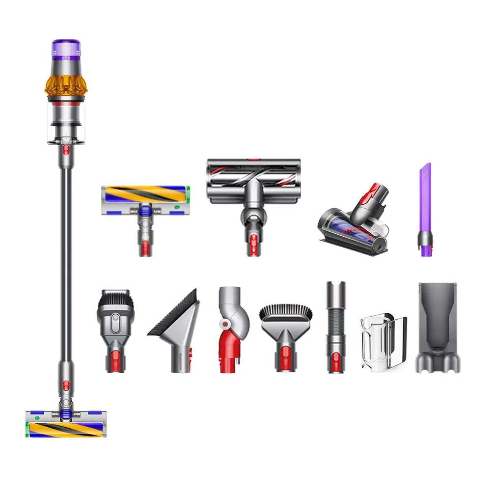【dyson 戴森】V15 Detect Total Clean 強勁智慧吸塵器 雷射偵測 雙主吸頭旗艦款(2022新品上市 頂級旗艦)