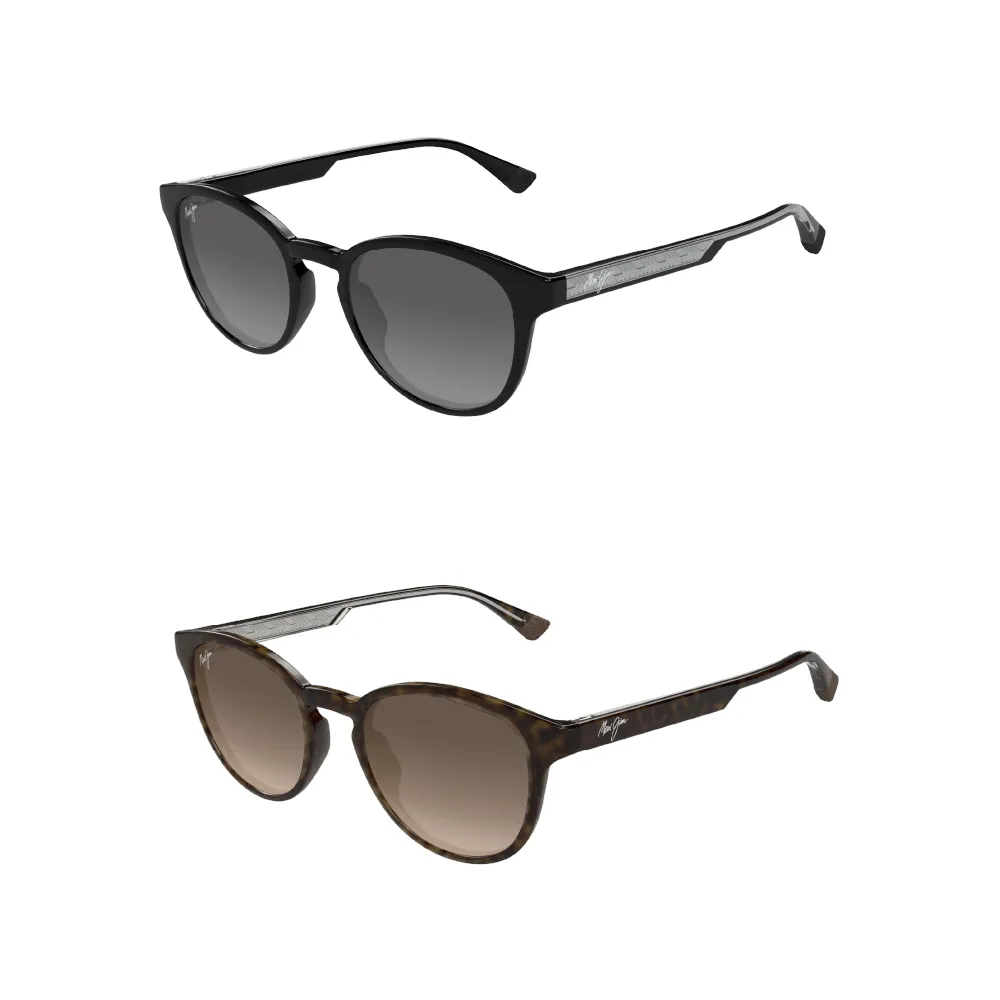 【MAUI JIM  茂宜睛】超薄玻璃鏡片 偏光太陽眼鏡 專業戶外墨鏡(MJ0636S-001 MJ0636S-002)