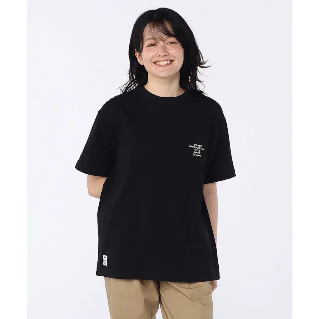 【CHUMS】CHUMS 休閒 Space Booby Spaceship Pocket T-Shirt短袖上衣 黑色 男 (CH012701K001)
