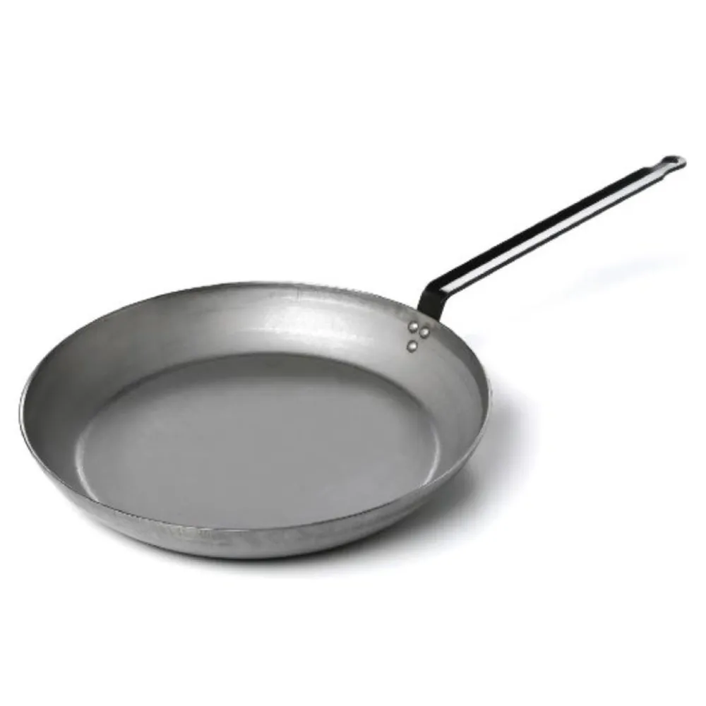 【GUSTO】24cm商用碳鋼平底鍋(碳鋼3.0厚 無塗層)