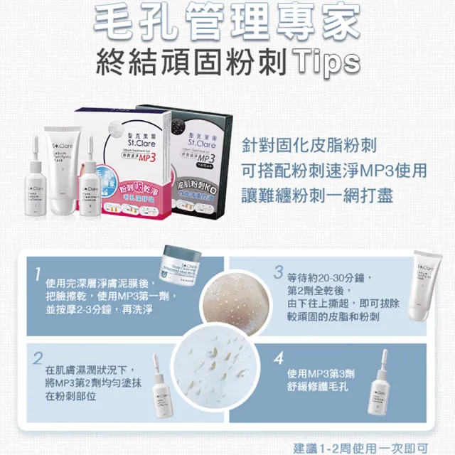 【St.Clare 聖克萊爾】深層淨膚泥膜50ml(亞馬遜白泥/淨化粉刺黑頭)