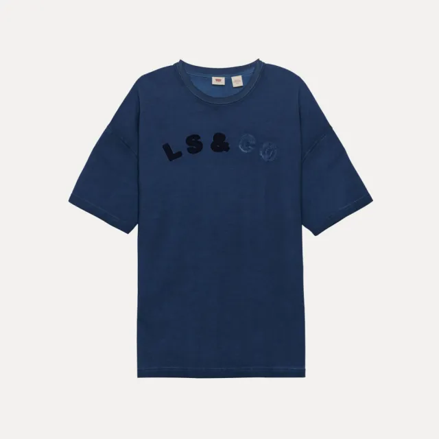 【LEVIS】男款 舒適短袖 刺繡設計 LOGO Tee 短袖 上衣 熱賣單品 003N6-0000