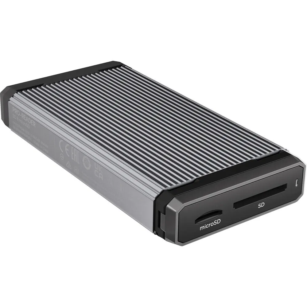 【SanDisk 晟碟】[全新版] USB-C PRO-READER 高速卸載 4k/5.3k 雙卡讀卡機(3年保固 擴充相容 寫入保護)