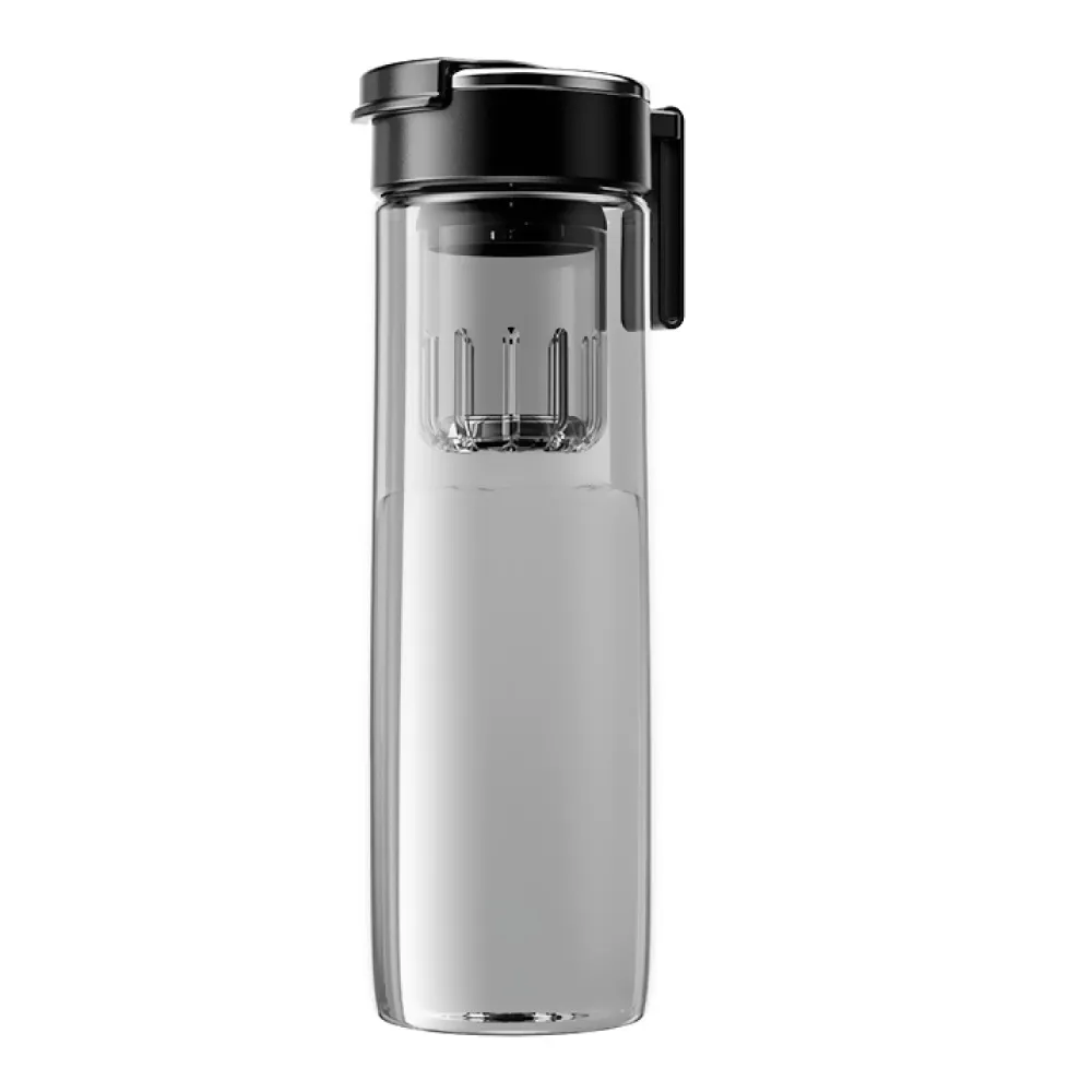【新設計】磁吸茶倉Tritan冷泡茶杯養生水壺-800ml(一鍵茶水分離杯 泡茶杯 隨行杯 水壺 水瓶 泡茶壺)