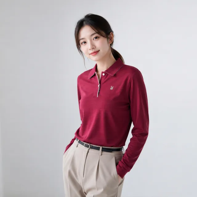 【遊遍天下】MIT台灣製男女款環保紗涼感吸濕排汗抗UV防曬機能長袖POLO衫GL1022(M-5L 大尺碼)