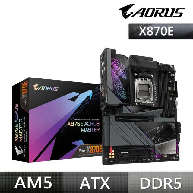 【GIGABYTE 技嘉】X870E AORUS MASTER AMD 主機板