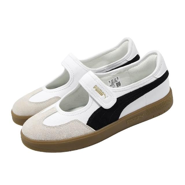【PUMA】休閒鞋 Ascenso Jane 女鞋 白 黑 復古 拼接 膠底 瑪莉珍鞋 408075-02