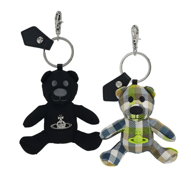【Vivienne Westwood】Teddy Bear Keyring 經典立體泰迪熊鑰匙圈(多色選)