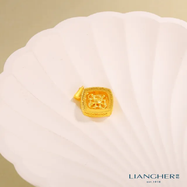 【良和時尚珠寶】黃金墜子 祈福金剛杵黃金墜(金重:1.07錢±0.01)