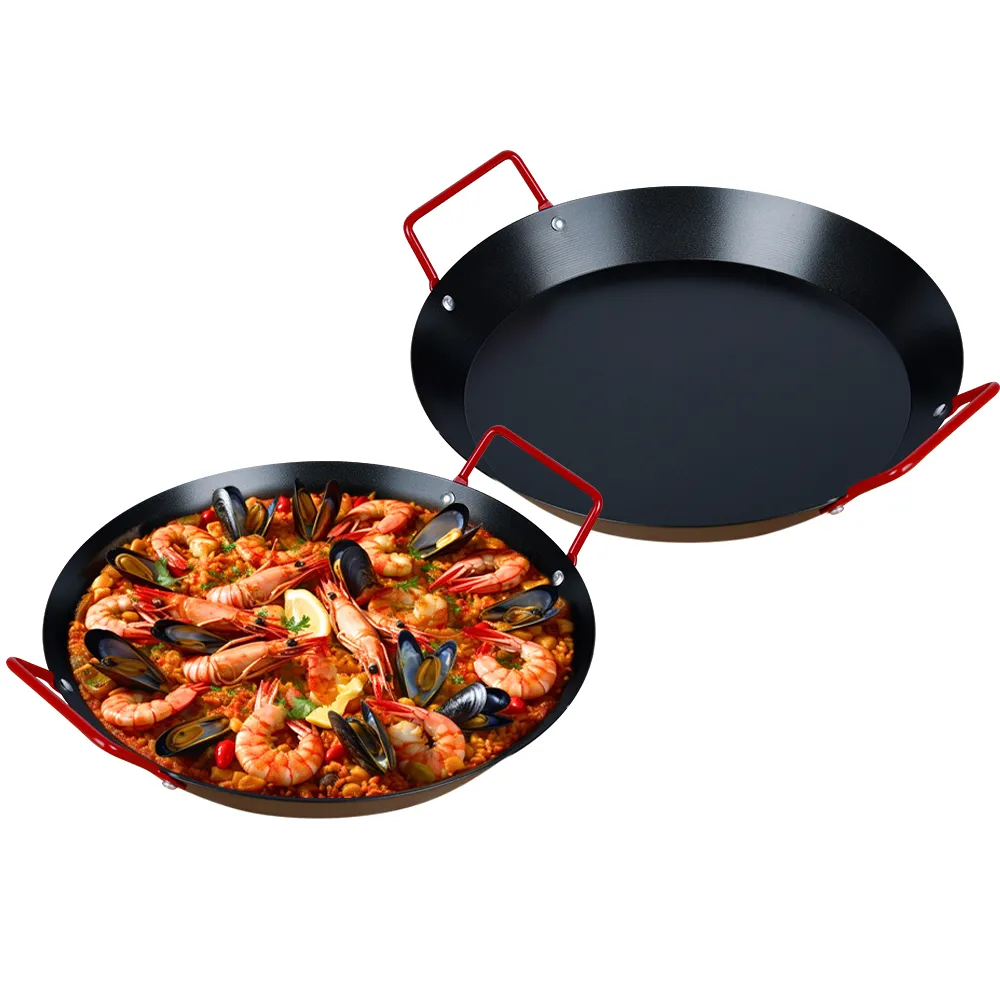 【福利品】Paella派亞樂西班牙式海鮮燉飯鍋30cm_買一送一(瓦斯爐/電磁爐適用)