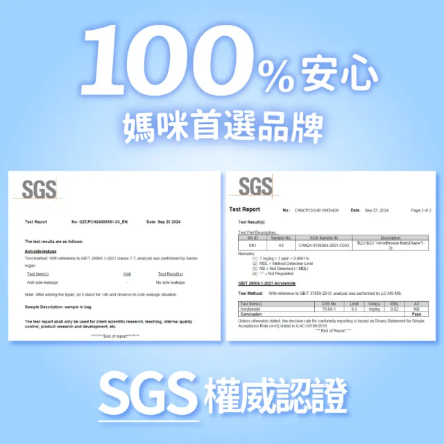 【BZU BZU】絲柔乾爽紙尿褲/尿布 試用包/旅行裝(褲型/黏貼型 3片/包）(M/L/XL/XXL)