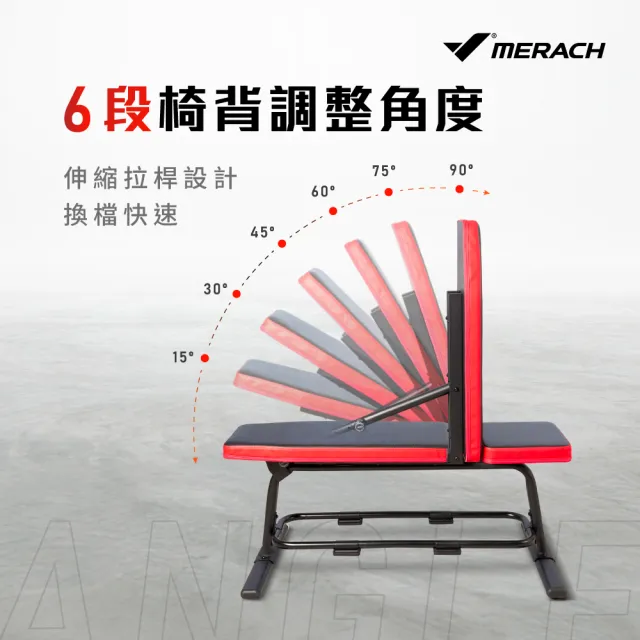 【MERACH】一站式力量站+多功能重訓椅MR-P01+MR-2506(重訓器材/舉重床//啞鈴槓鈴/划船)