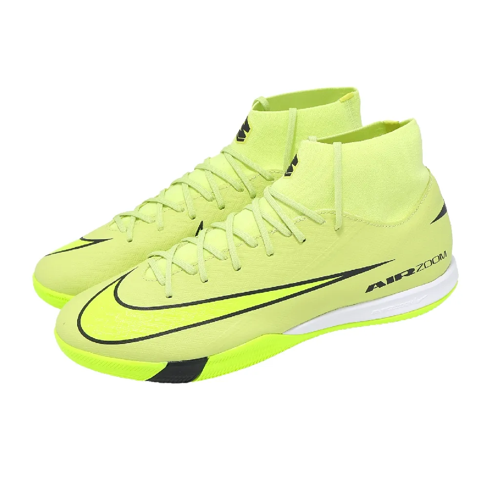 【NIKE 耐吉】足球鞋 ZM Superfly 10 Academy IC 男鞋 室內球場 綠(FQ8332-300)
