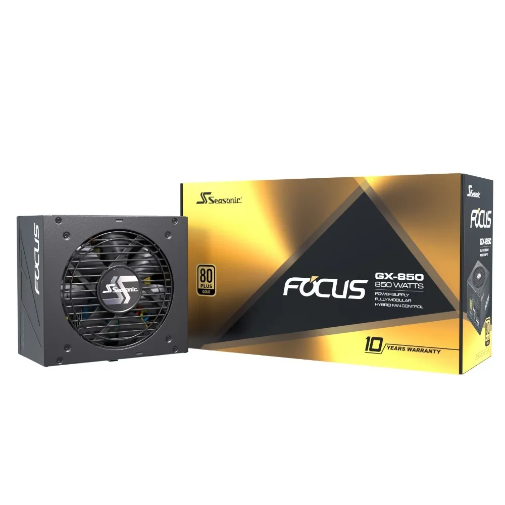 【Seasonic 海韻】FOCUS GX-850 金牌/全模 電源供應器(FOCUS GX850 金牌 全模 電源供應器)