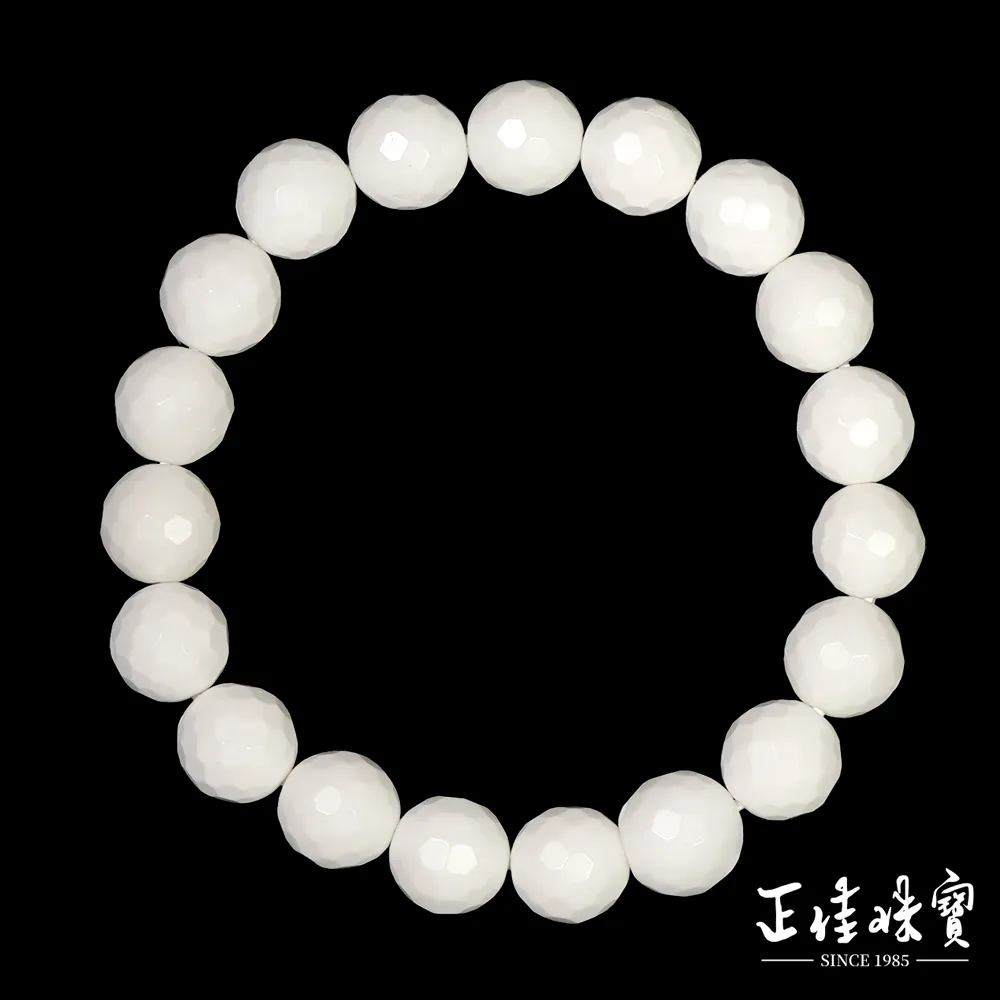 【正佳珠寶】硨磲 高品鑽切老硨磲貝 10mm 硨磲手珠