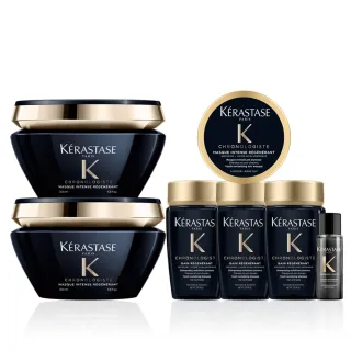 【KERASTASE 巴黎卡詩】黑鑽極萃逆時髮膜200ml雙入組(卡詩髮膜/護髮/修護)