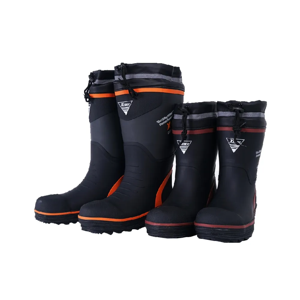【RONIN 獵漁人】日本 XEBEC 防穿刺安全長筒雨鞋(工作鞋 防穿刺 雨鞋 鋼頭鞋 戶外 工作)