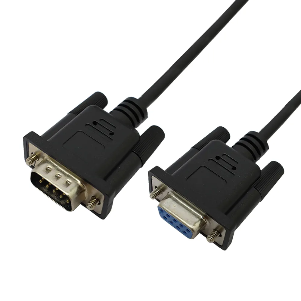 【Soodatek】RS232 DB9公座 to DB9母座 串口-直通 延長線 轉接線 數據傳輸線(1.5M)