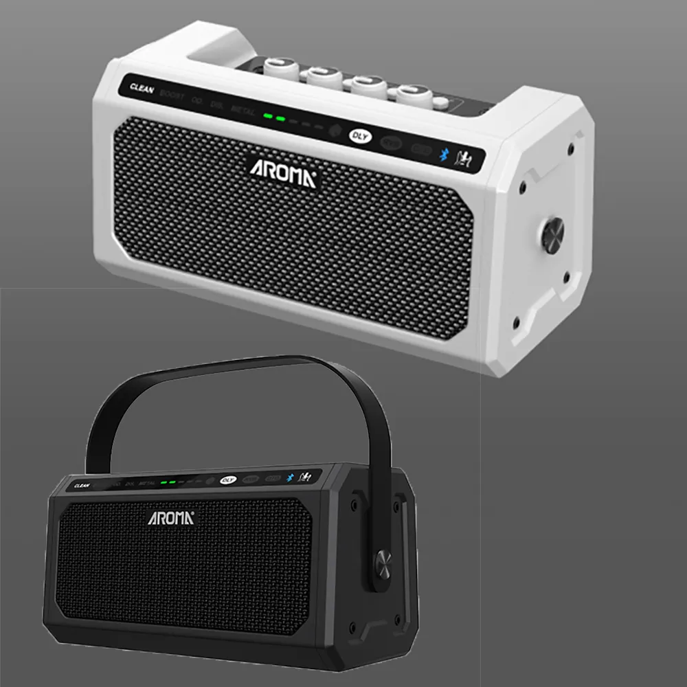 【AROMA】8W 便攜充電式數位吉他音箱 / 公司貨(TG-08)
