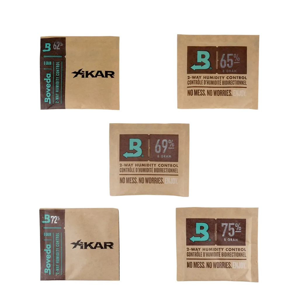 【Boveda】美國進口~雪茄保濕包-8克-對應5支雪茄-雙向恆定控濕-62、65、69、72、75%(10包入)