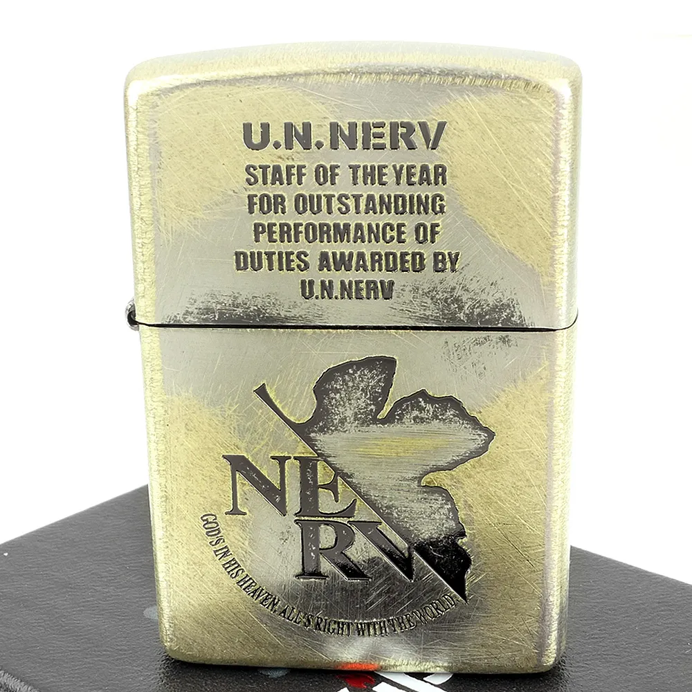 【Zippo】日系-EVA新世紀福音戰士-U.N.NERV AWARD VER.使徒標誌蝕刻打火機