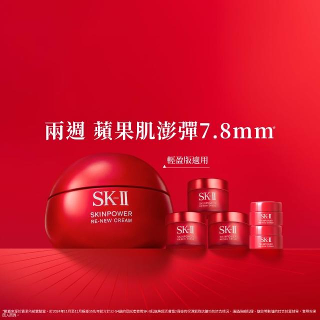 【SK-II】官方直營 肌源煥顏活膚霜特惠組80g(禮盒/經典or輕盈任選/乳霜/臉部保養/澎彈/緊緻/大紅球)