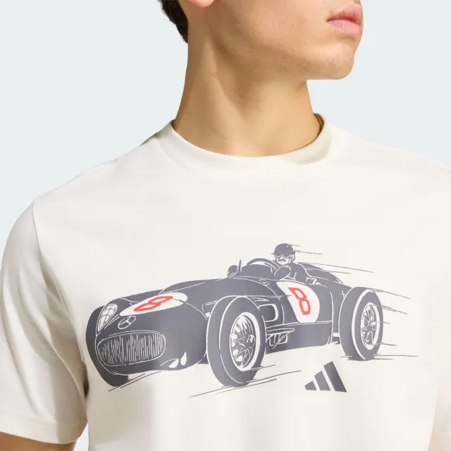 【adidas 愛迪達】MERCEDES - AMG PETRONAS FORMULA 1 TEAM 短袖上衣(KS2256 男款運動T恤 )