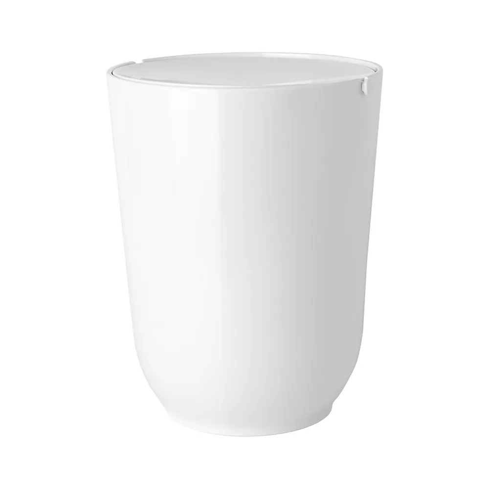 【UMBRA】加拿大 搖擺蓋垃圾桶 雲朵白6L / 回收桶