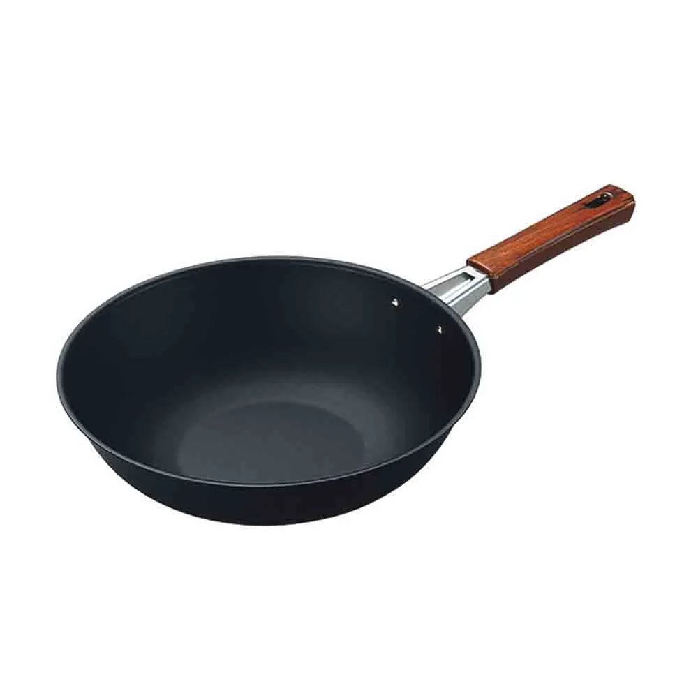 【TAMAHASHI】日本製 匠人純鐵 NEO-CASTEEL 鐵鍋 平底深炒鍋 煎鍋 30cm(IH爐可用鍋)