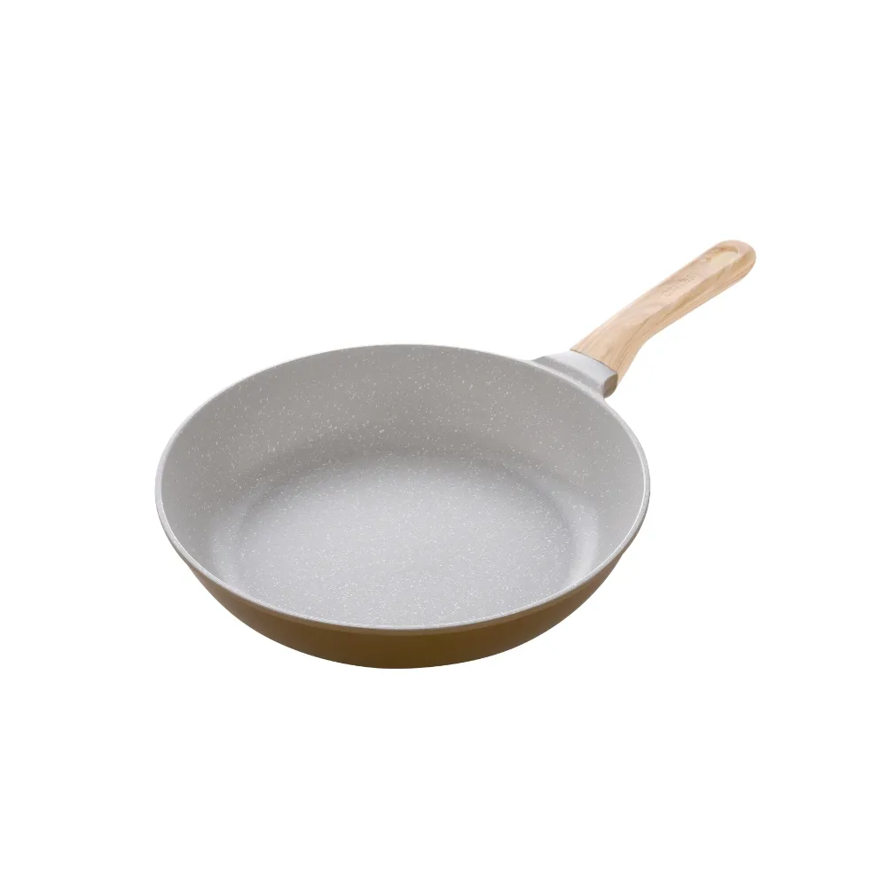【Arnest】Air iH大理石塗層超輕量平底鍋_26cm(ih爐可用鍋 平底鍋 不沾鍋)