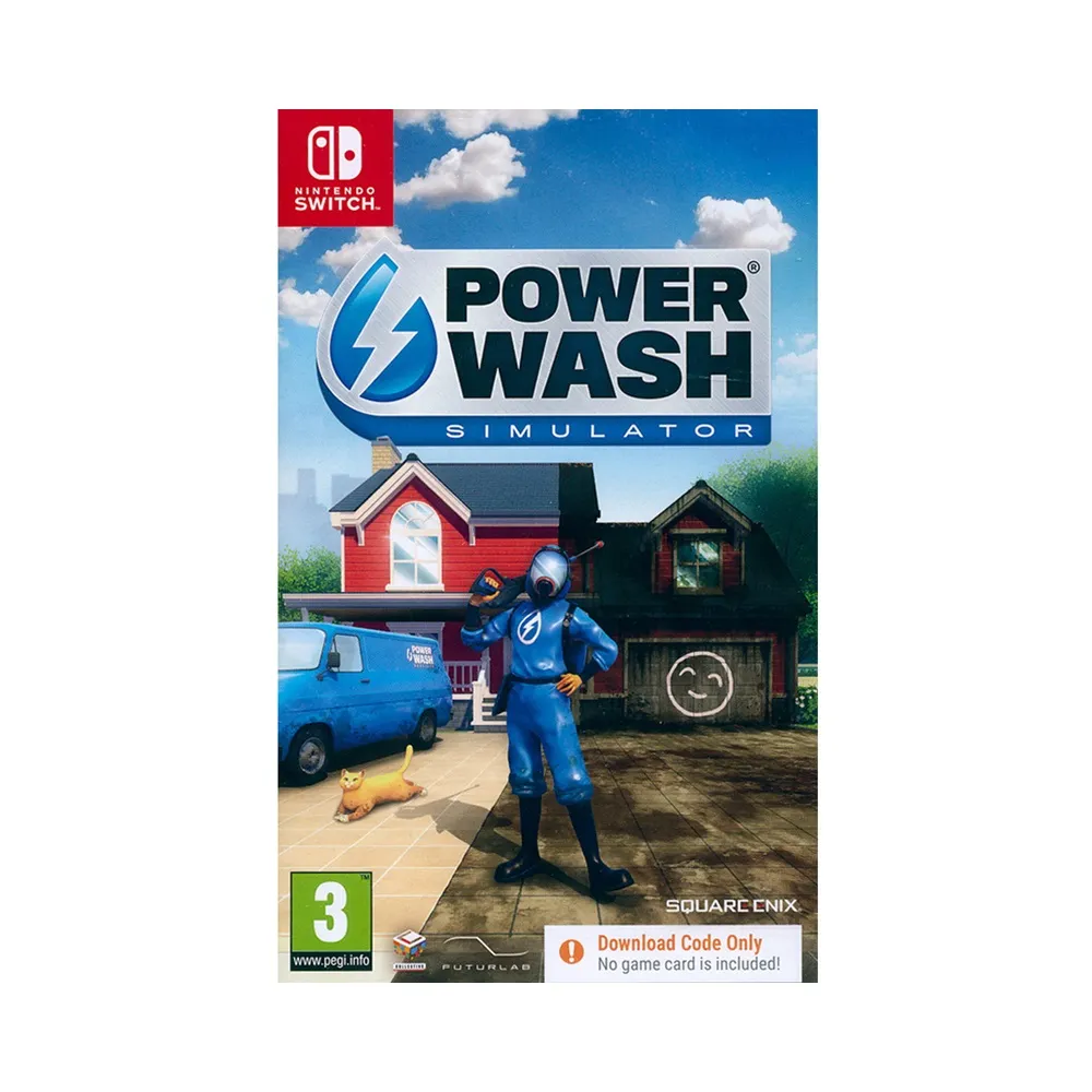【Nintendo 任天堂】NS Switch 模擬高壓清洗  Power Wash Simulator(中英日文歐版 盒裝序號)