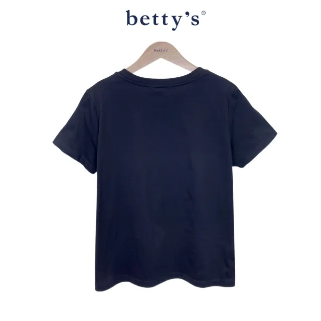 【betty’s 貝蒂思】繽紛花園袖口開岔造型T-shirt(共二色)