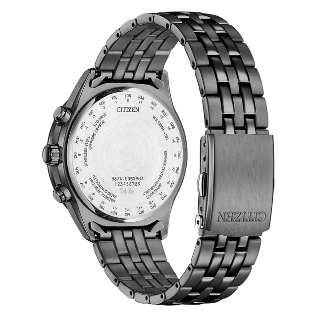 【CITIZEN 星辰】GENTS 韋禮安廣告款月相光動能石英錶電波男錶/42mm 雙11(BY1037-51H)送禮