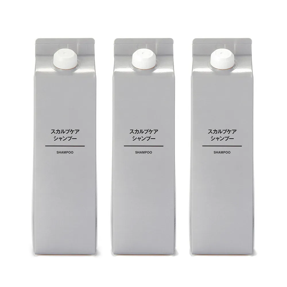 【MUJI 無印良品】MUJI頭皮護理洗髮精/600ml(3入組)