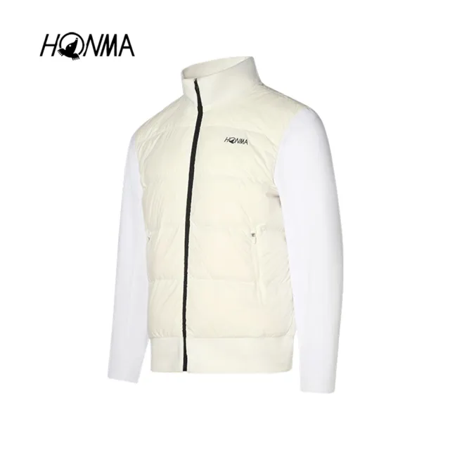 【HONMA 本間高爾夫】男士鵝絨羽絨外套 25FW 日本高爾夫專業品牌(M-XXL白/黑色任選HMLD121R540)