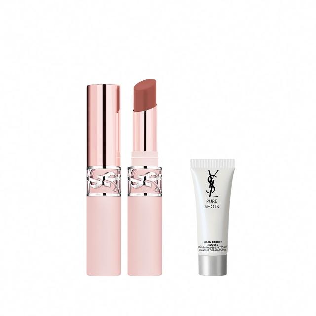 【YSL】官方直營 情挑裸吻煙霧唇膏(任選1款/新品上市)