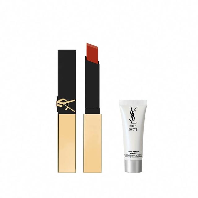 【YSL】官方直營 奢華煙管柔霧唇膏(任選1款)