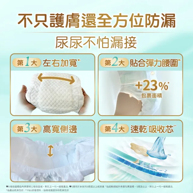 【幫寶適】VIP-一級幫 黏貼型 M-XL 嬰兒紙尿褲/ 尿布 1箱(主動保護肌膚屏障)-不參與贈品活動